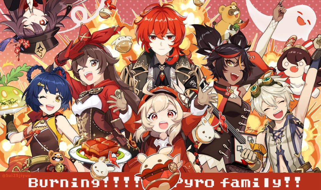 大好き！！炎元素！🔥✨ #原神　#Genshin 