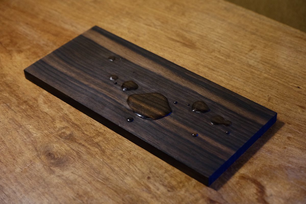 木で水滴を彫りました  #木彫 #木彫り 