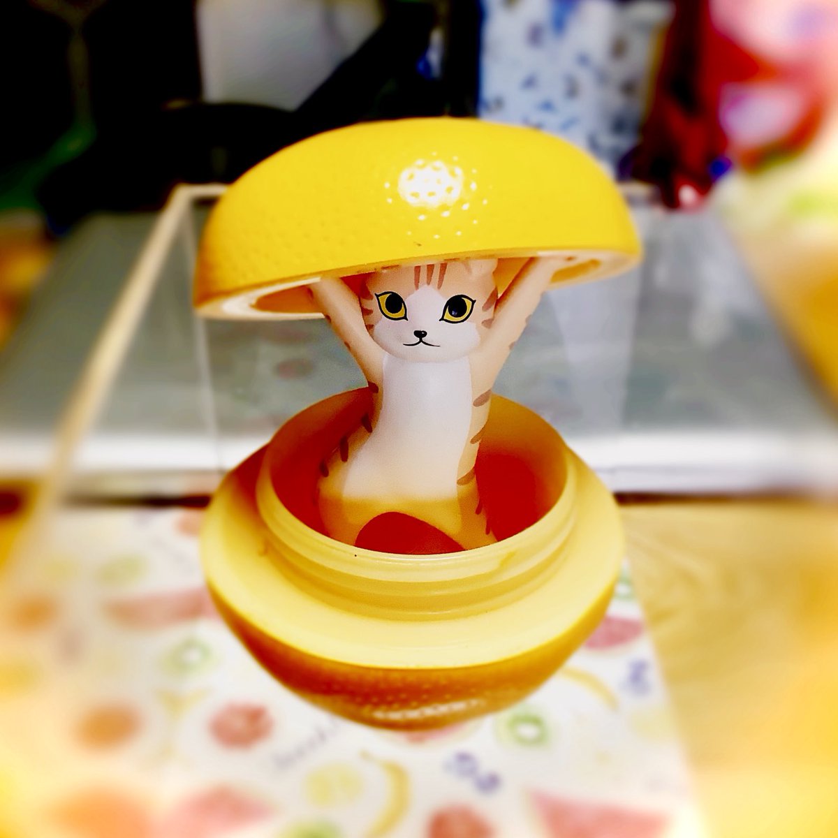 初めてこのハンドクリームの容器を見た時からやりたかったことが、やっと叶いましたw 