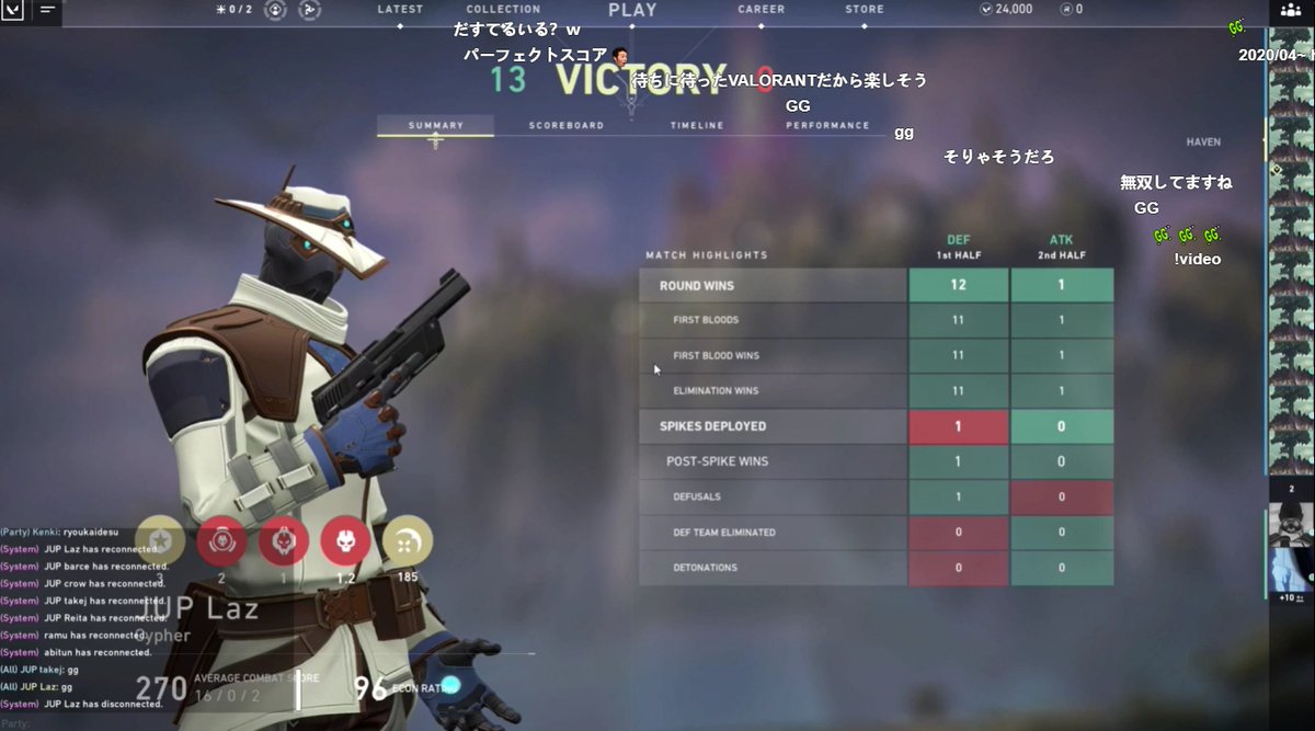 Absolute JUPITERが13-0のストレートで父の背中に勝利