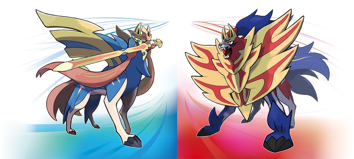 『ポケットモンスター ソード・シールド』 2019年11月15日に発売決定‼️ 伝説のポケモン「ザシアン」「ザマゼンタ」 新たなバトル要素「ダイマックス」で、ポケモンが巨大化して強くなる!! 巨大化したポケモンに4人マルチプレイで挑める「マックスレイドバトル」も!! #ポケモン剣盾 