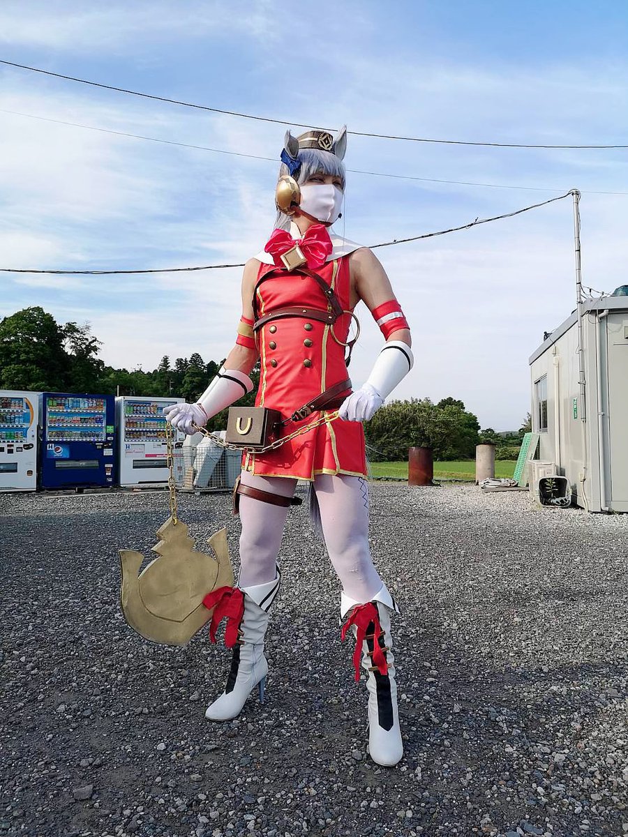 実際にウマ娘の格好でアクティブな動きをする事は可能なのか検証するため、今日はゴルシのコスプレでサバゲに参加してきました