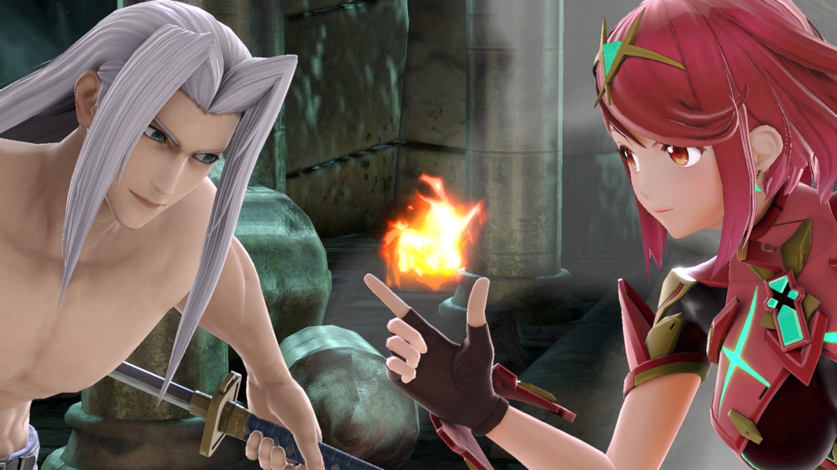 セフィロス何してもおもろいのずるいだろwww #スマブラSP #SmashBrosSP #NintendoSwitch 