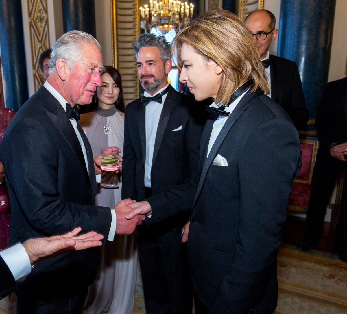 It was an honour to meet your Royal Highness Prince Charles at #BuckinghamPalace in #London. お会いできて光栄です