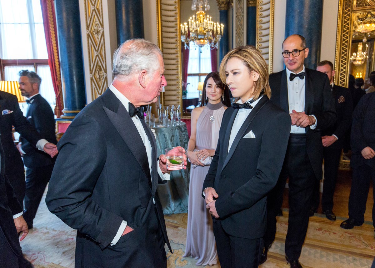 It was an honour to meet your Royal Highness Prince Charles at #BuckinghamPalace in #London. お会いできて光栄です