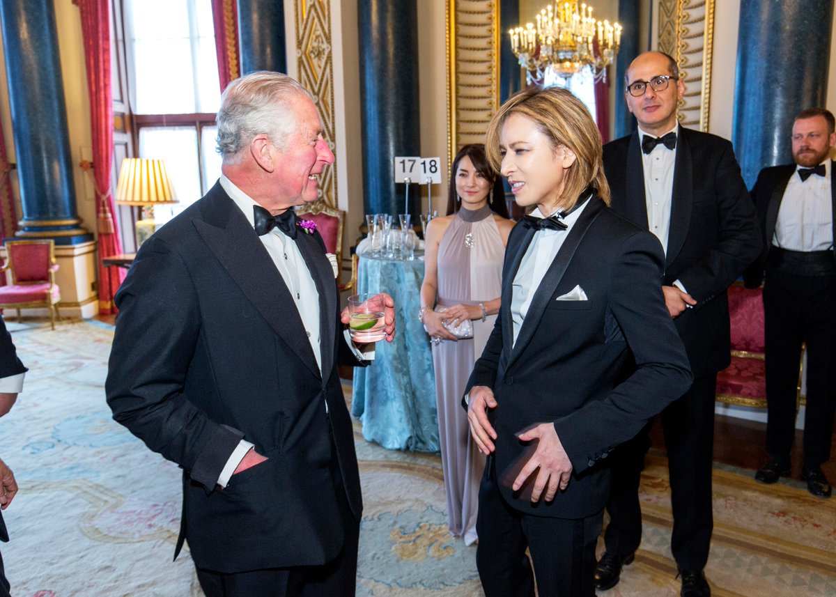 It was an honour to meet your Royal Highness Prince Charles at #BuckinghamPalace in #London. お会いできて光栄です