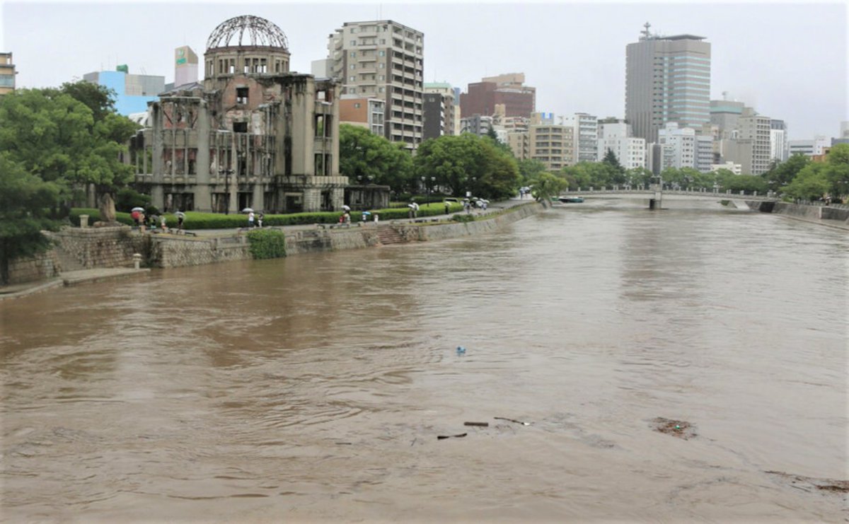 過去にこの水位は見たことがないです… 