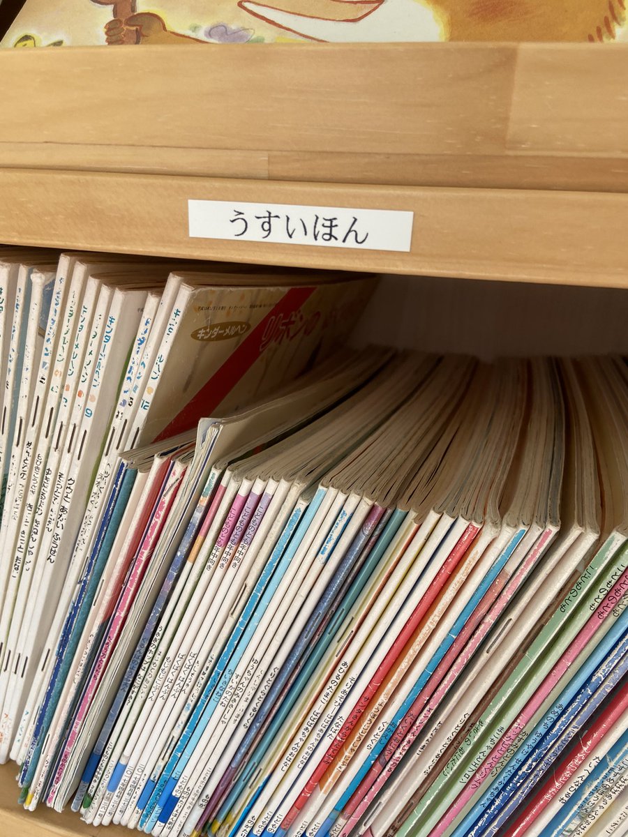 心が汚いから保育園にあったこの棚が気になってしょうがありません 