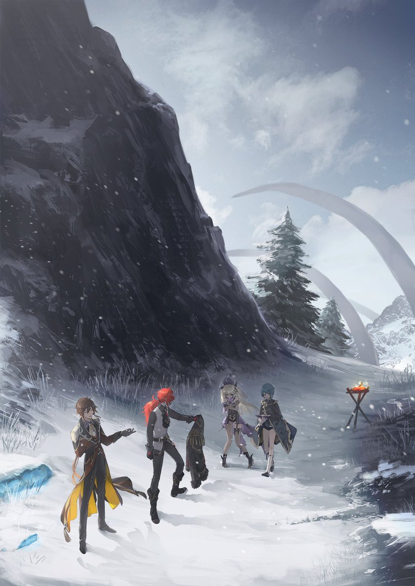 ドラゴンスパイン #原神 