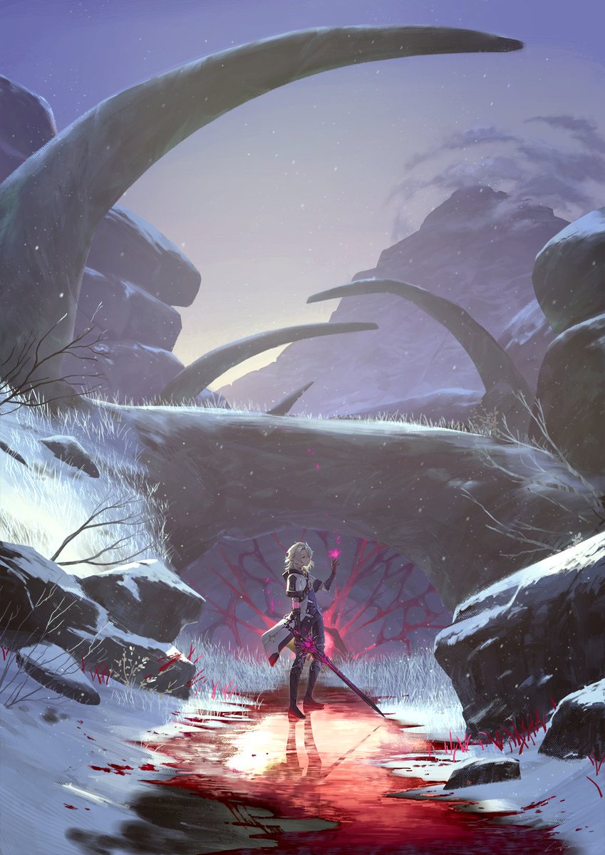 白亜と黒龍 #原神 