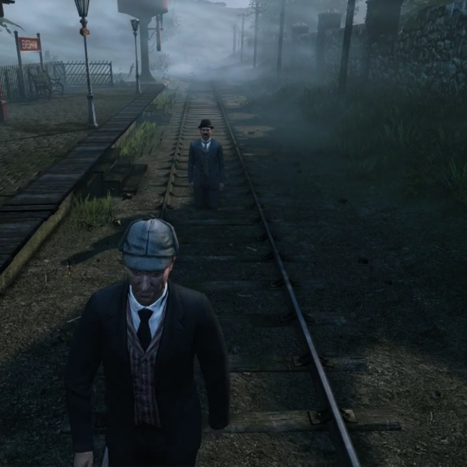 シャーロック・ホームズのゲームやってたんだけど 消えた列車の行方を追いかける最中にワトソン君が線路にはまって事件が迷宮入りした