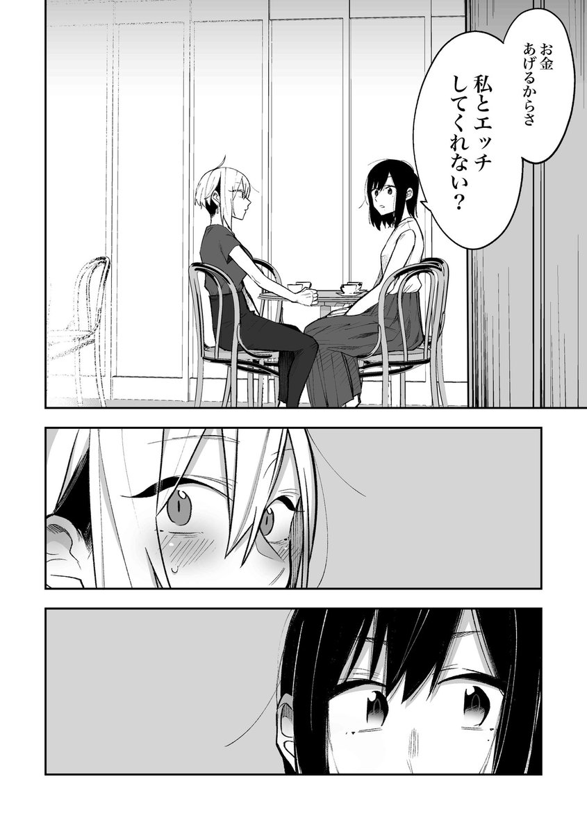 友達にお金払ってえっちする話① #創作百合 