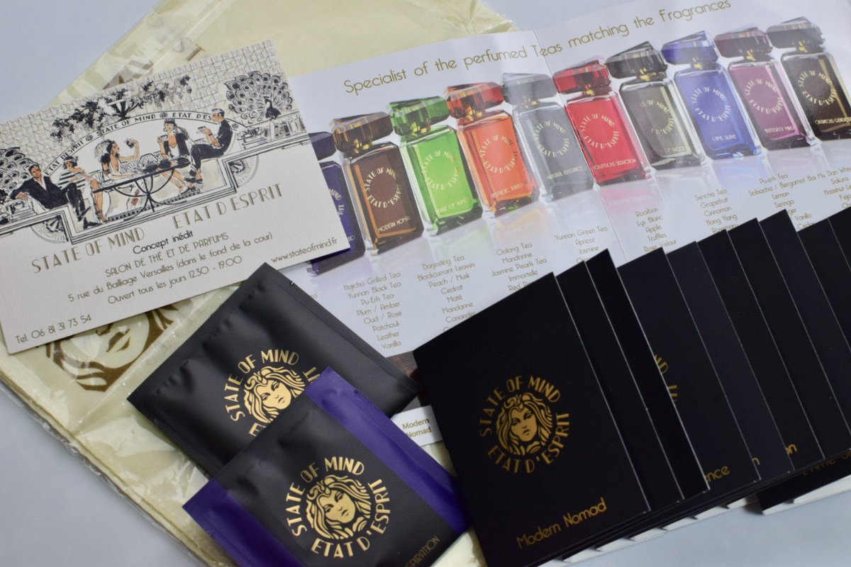 お茶系の香水を探してる人へ  🇫🇷のメゾン「State of Mind」がアールグレイやダージリン、ウーロン茶等の様々なお茶が使われた11種の香水を販売しています
