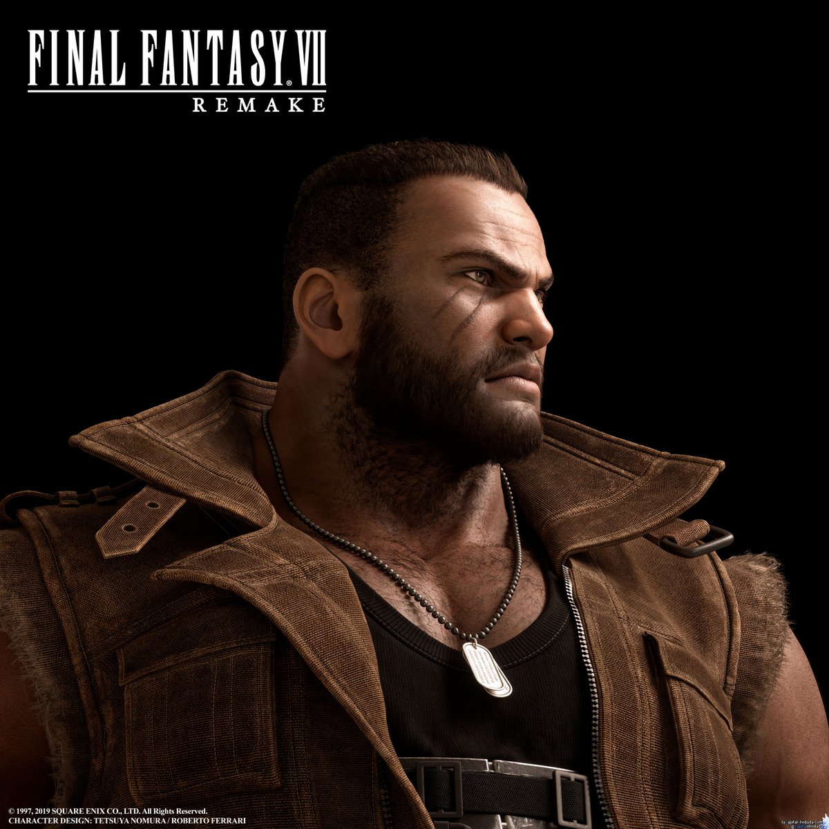 FF7R：「ファイナルファンタジーVIIリメイク」公式 キャラクターアートワーク 