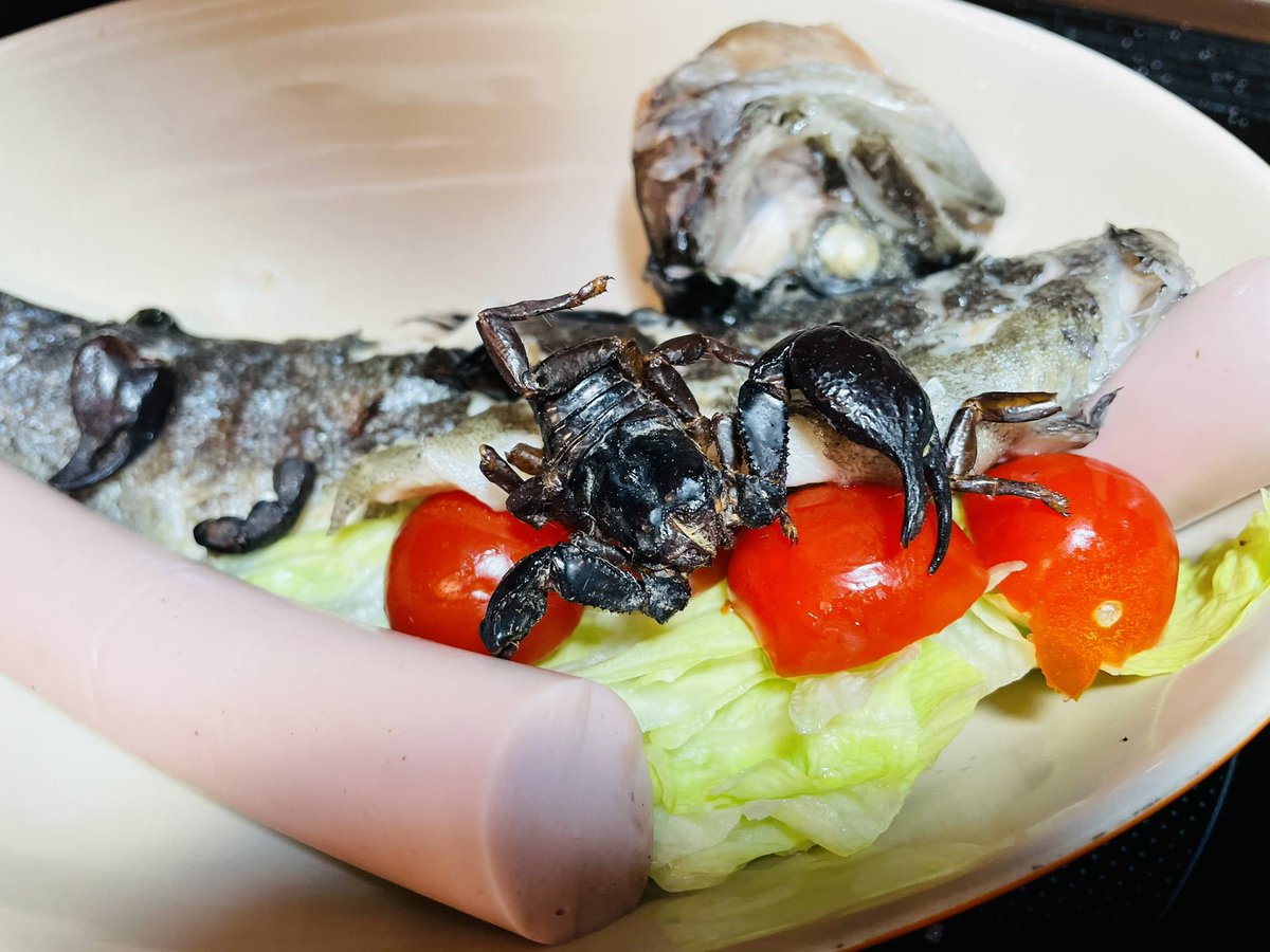 最近流行りのサソリフィッシュバーガー 