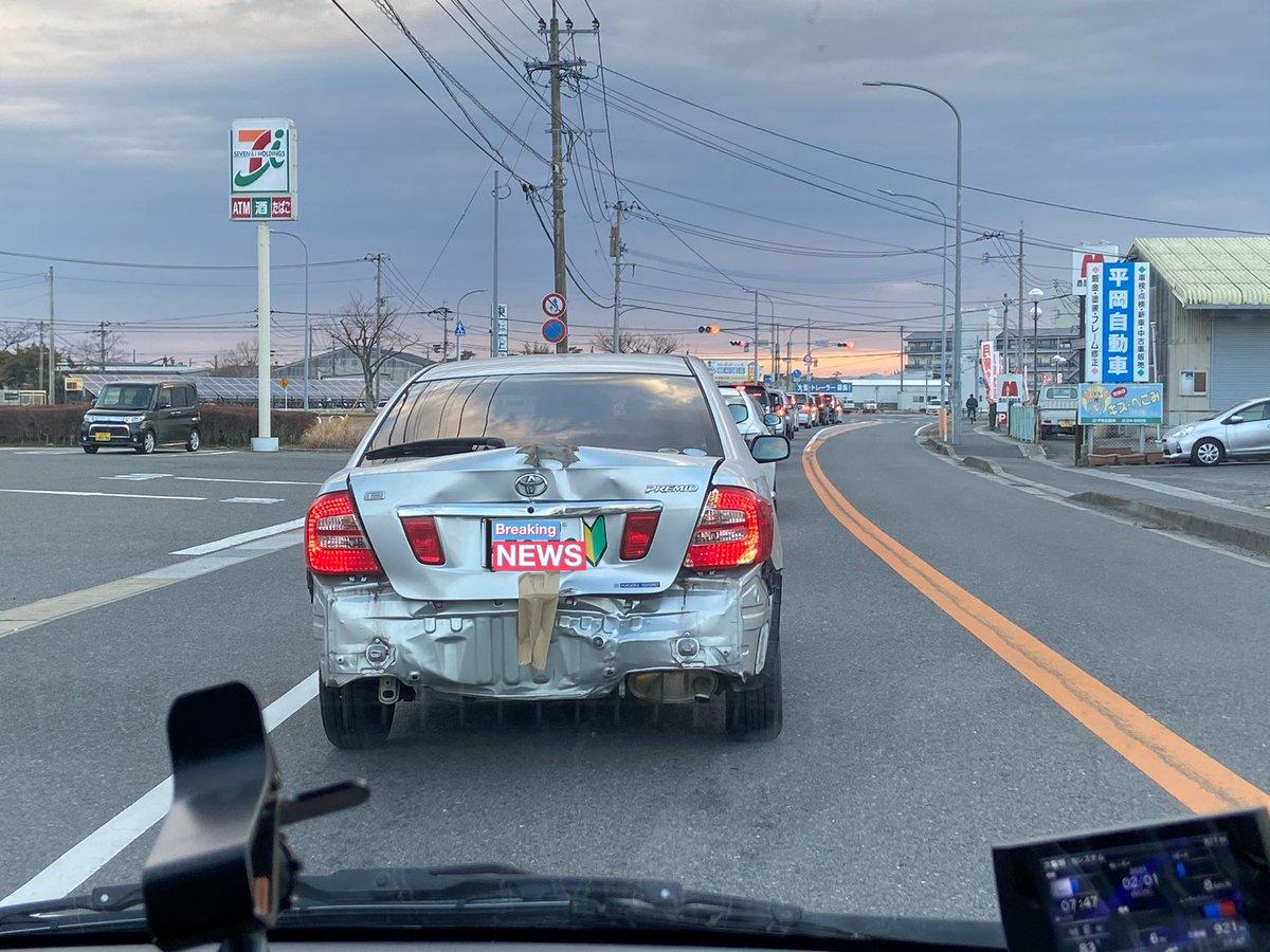 今朝すさまじいのが走ってた 