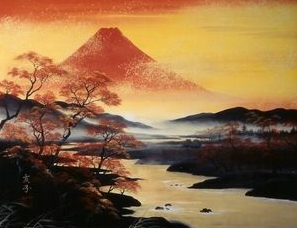 富士山に黄金の川は金運アップの画像なんです♪金運アップさせたい人だけＲＴしてみてください