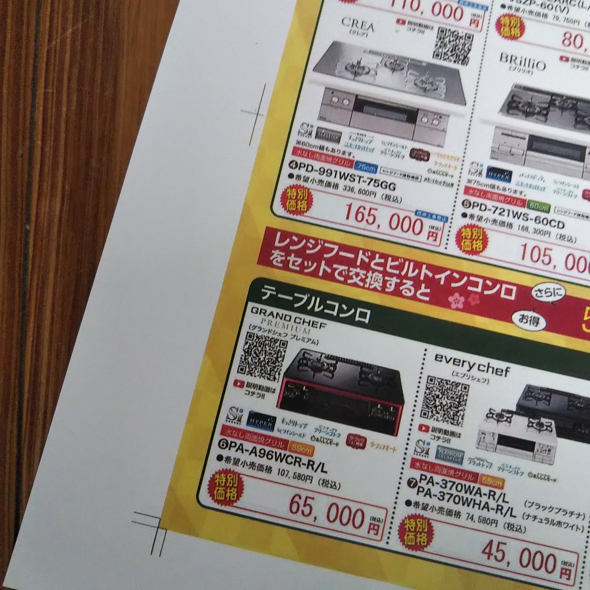 印刷出版に関わったことのあるひとなら涙するしかないチラシが舞い込んでたのでつい供養 おわかりいただけるだろうか 