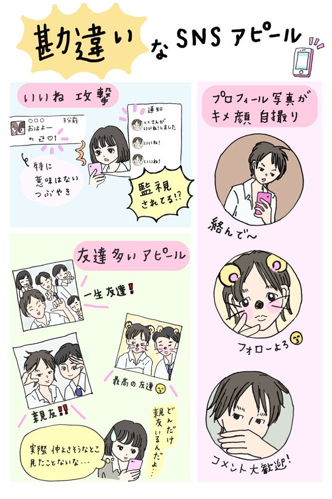 勘違い男達の 行動。 