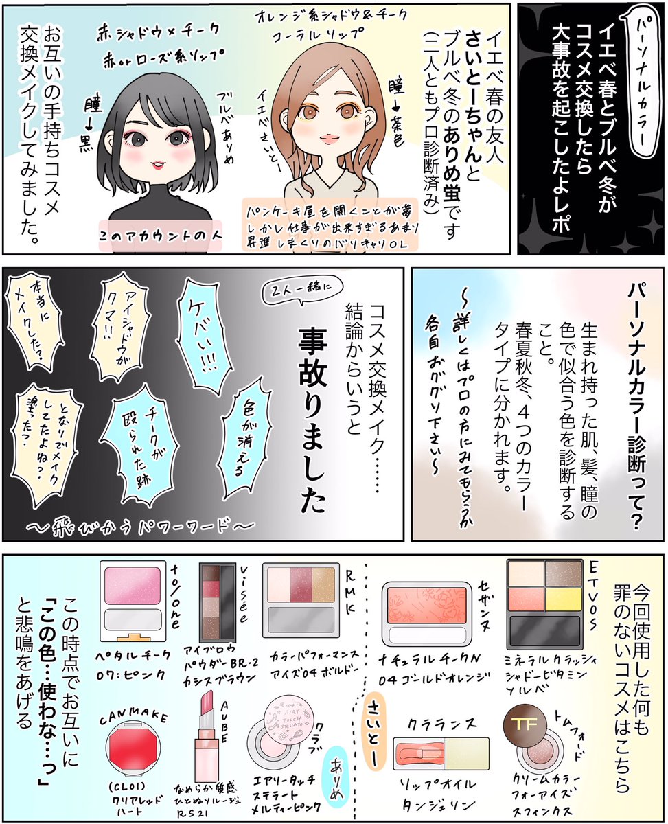 😭」となった事を思い出しながら描きました