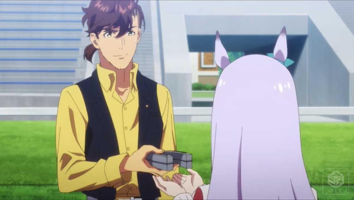 これはウマ娘の筋力でも重いと感じる馬鉄2個を片手で持つ人類最強のトレーナーです 