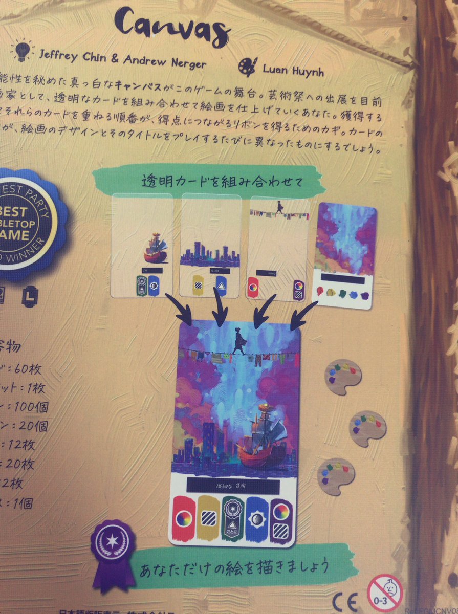 めちゃ最高のボドゲが届いたので見てもらっていいですか