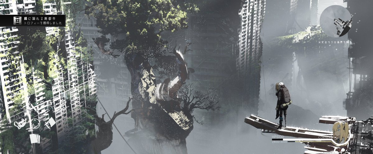 目覚めない少女の寝息を聞きながら廃墟を進むゲームが出ます。 