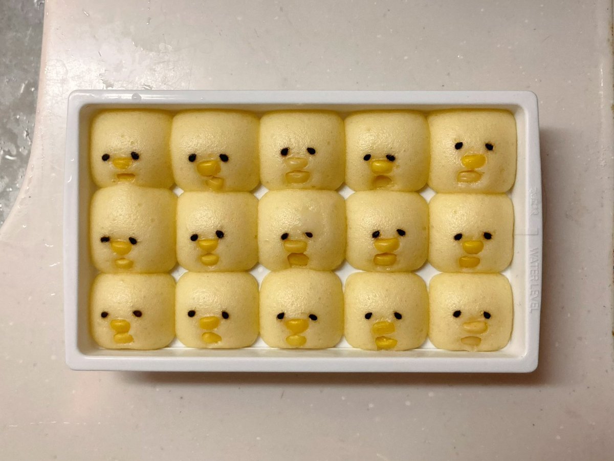 深夜にやばい蒸しパン爆誕させた。 