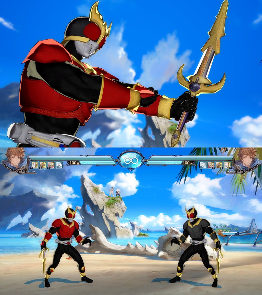 グブンバ、Steam版のリリースでエロいMODが沢山出てくるかと思いきやグランをクウガにしたりフィンにしたりゴブスレにしたりするMODばっかり出てくる 