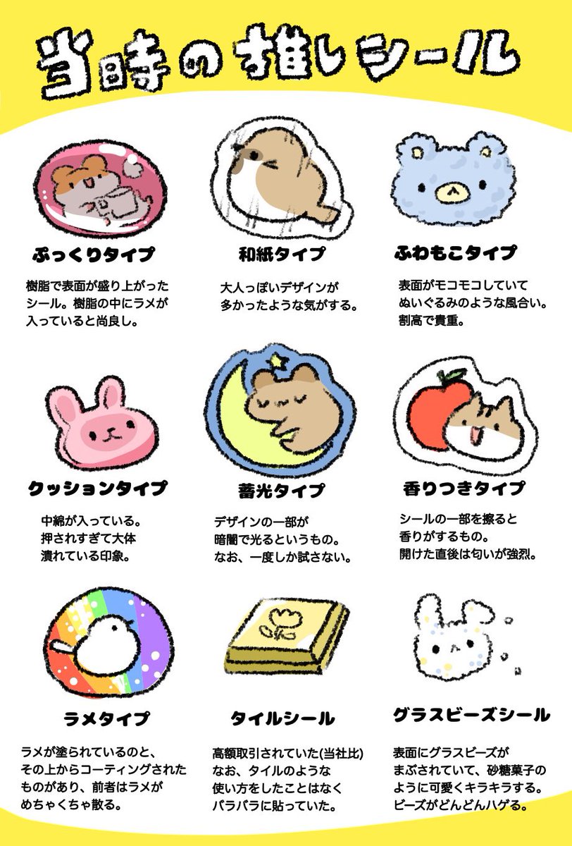 【日記】シール交換って遊びありましたよね…？地域差…？ 