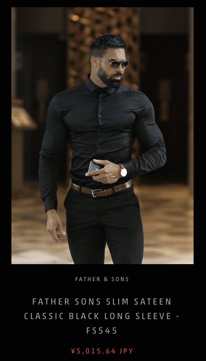 TLにマッチョ向けアパレルブランドのYシャツが流れてきたからHPに飛んでみたら笑ってしまった 4枚目がお気に入り