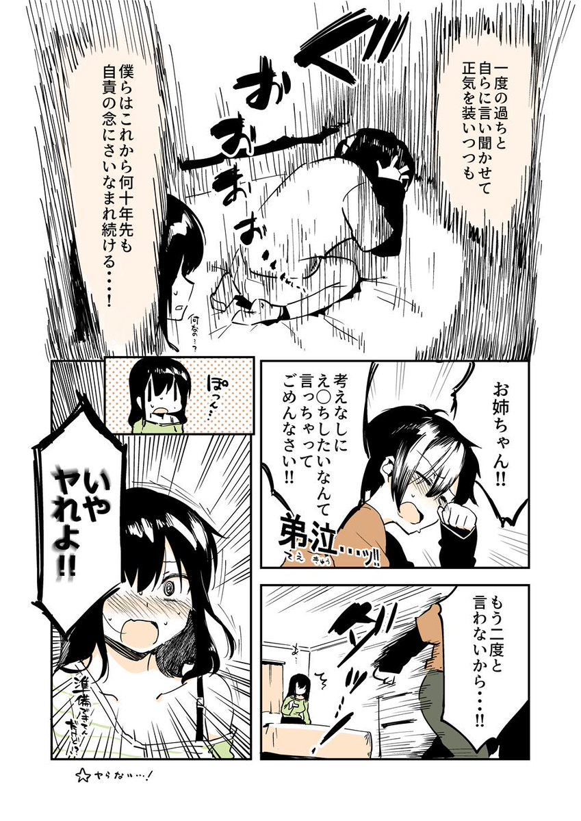 ヤらない姉弟・・・！ 