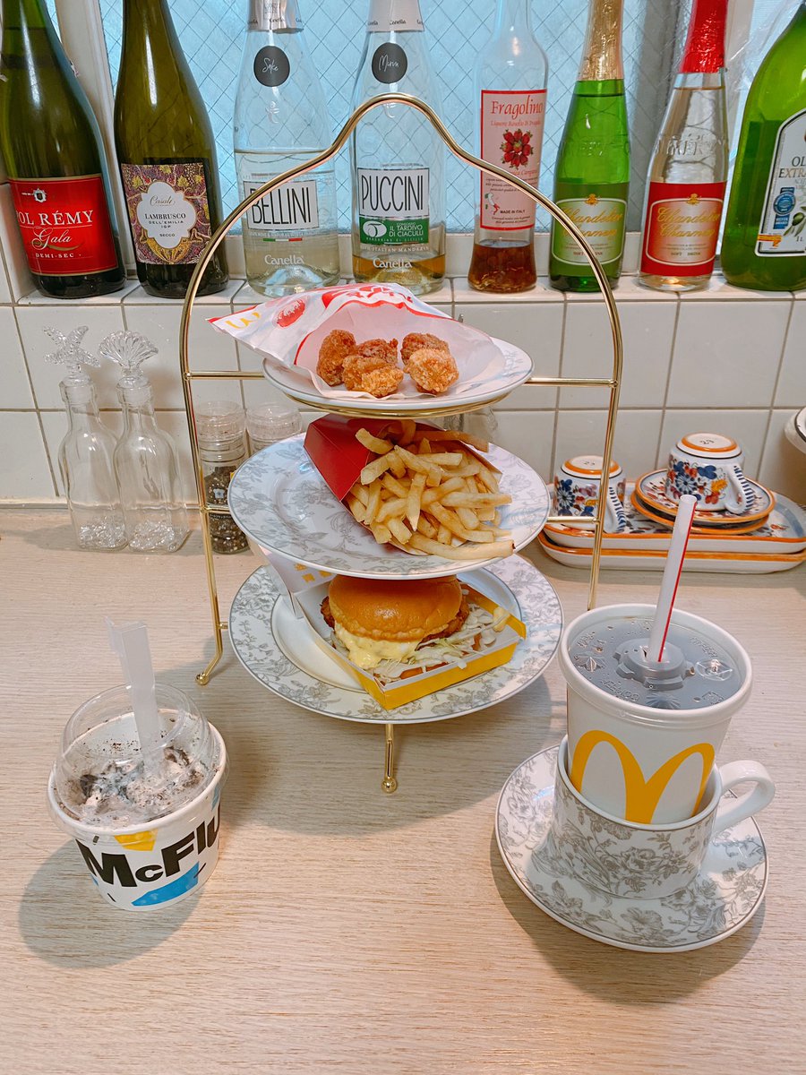 おうちヌン茶。本日のスイーツとセイボリー 