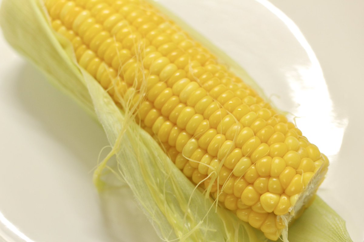 有名すぎてご存知の方めっちゃ多いと思いますが、知らない人の為にもお伝えします‼️ 【🌽の簡単メチャうまな食べ方】 ❶皮付きのまま500wで5分レンチン ❷粗熱が取れたら皮を剥く 見て…実にシワがなくて、ツヤッツヤ…