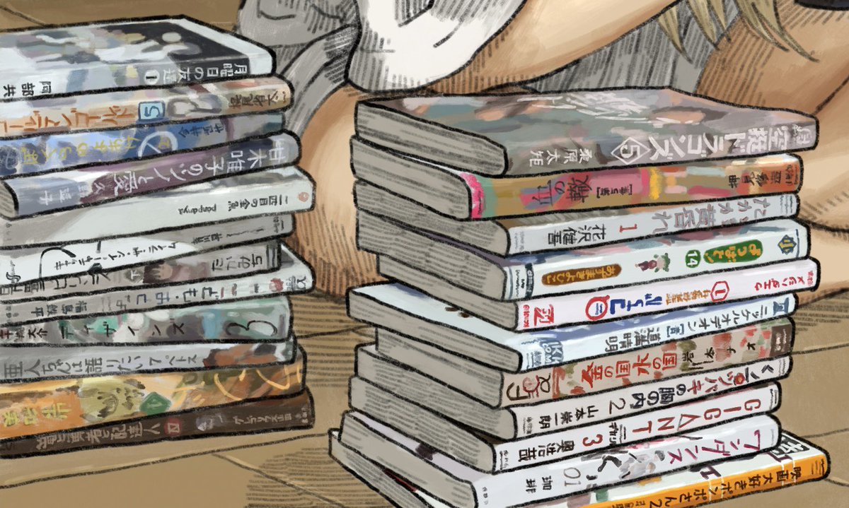 #イラスト #私の絵柄が性癖に刺さる人に届いてほしい 漫画好きな女の子描いたけど最早そんなのはどうでもいいので #俺の描き込みを見てくれ 