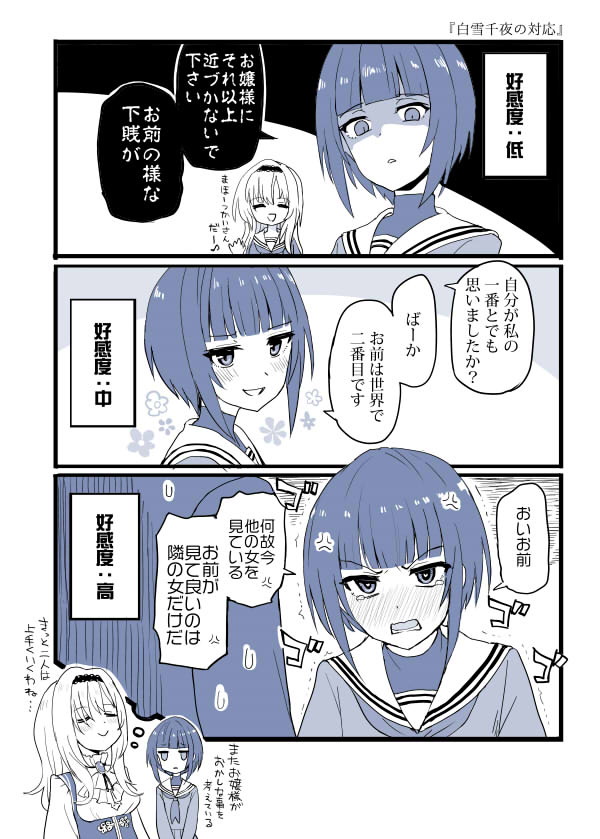 白雪さんが出た頃描いてた漫画 