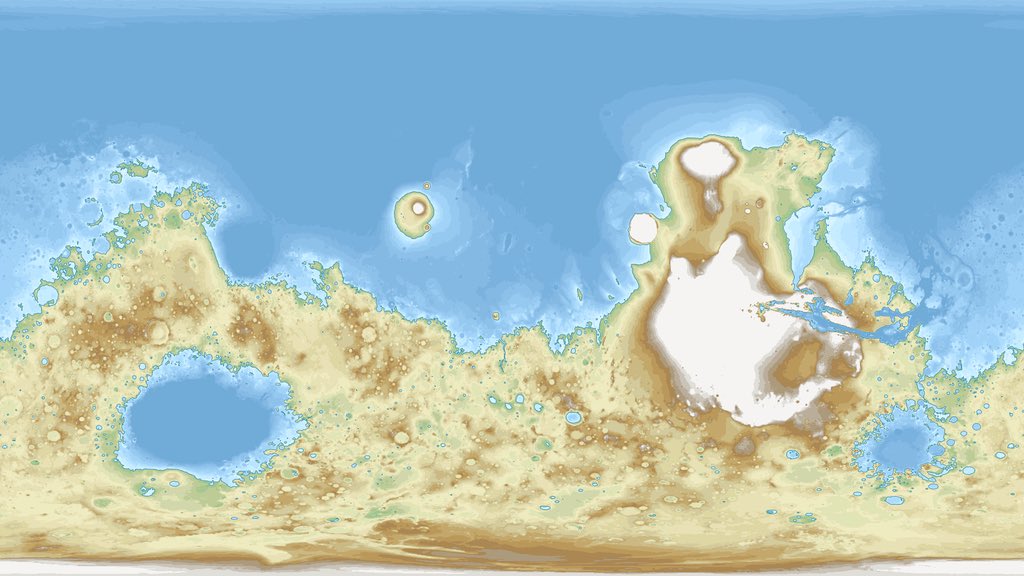 テラフォーミングされた月・火星・金星の地図をみると地殻変動がないから全然地球の地形っぽくないね  かろうじて金星はマシだが、秩序がなく水溜りの泥と大差がない陸、遠浅な海 