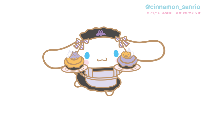 お待たせしました、ハロウィーンシナモンロールだよ♪🎃😈 