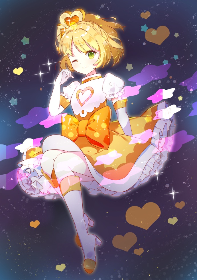 魔法少女ルルカちゃんのヒーローイラストとコスチュームデザインさせていただきました