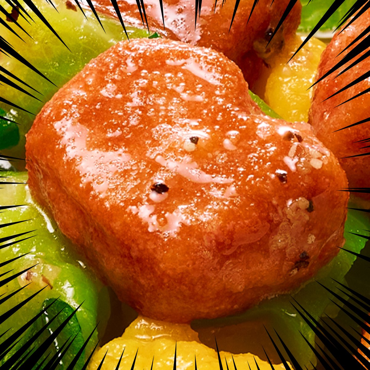 【ご報告】 この度、カップヌードルの人気具材「謎肉」を「カラアゲ」にすることに成功しました