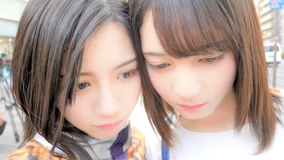 #小坂菜緒 🦖 #渡邉美穂 🧸 #stayhome 走った撮影あとに二人仲良く 5月22日発売📀 ドラマ『#DASADA』Blu-ray&DVD-BOX発売まであと3日