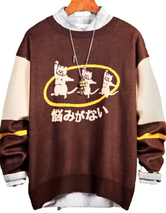 悩みがないセーター 