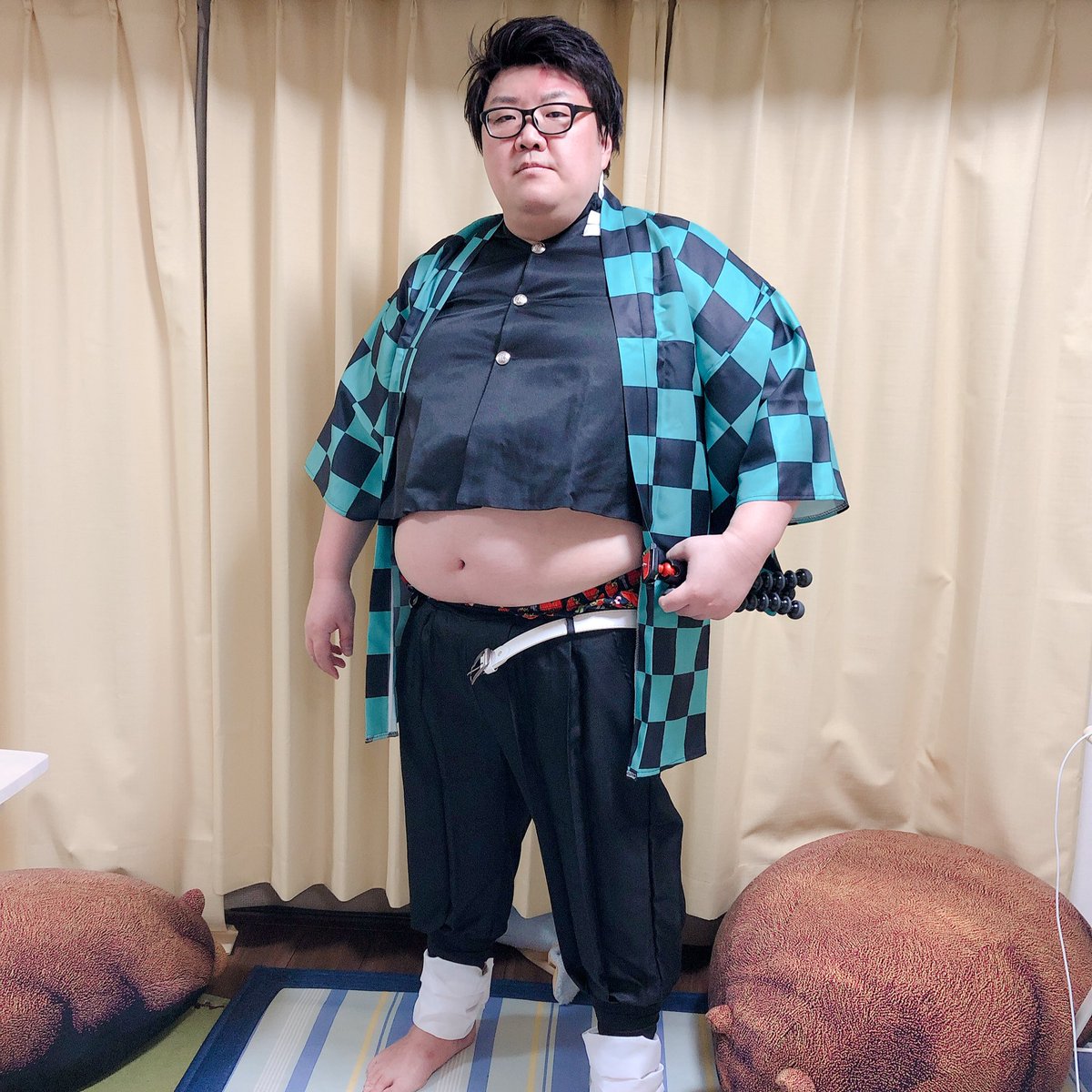 鬼滅の刃の『竈門炭治郎（かまど たんじろう）』になってみました