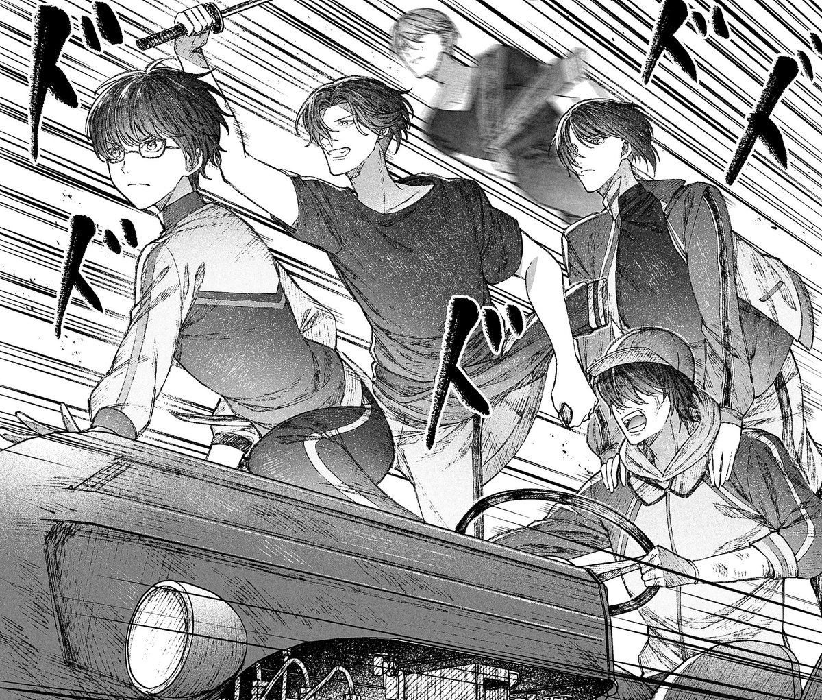 内番中に本丸襲撃くらったのでトラクターで緊急出動する江 