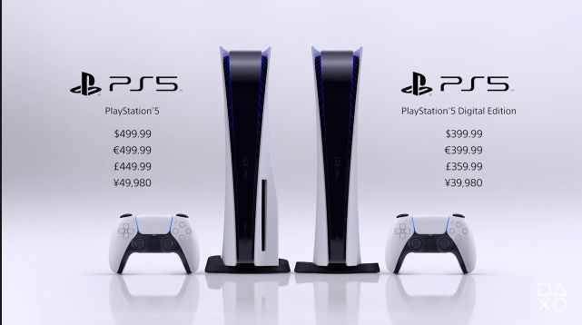 PS5の価格が49980円、デジタルエディションが39980円に決定