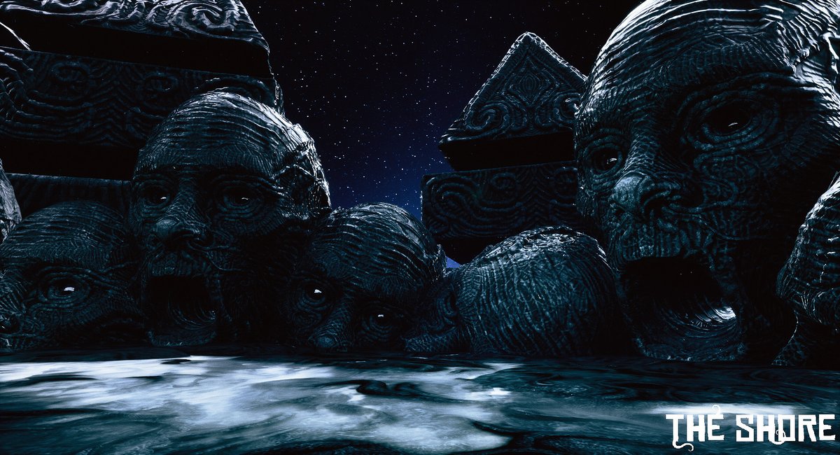 亡くなった娘を救うため、巨大な神々が住む島を孤独に突き進む