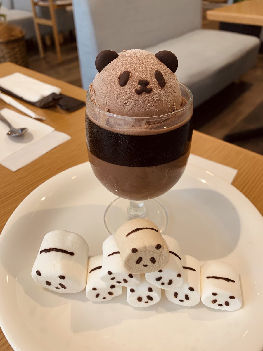 名古屋・大須のヤマコーヒーさんでパンダコーヒーゼリー食べてきた〜〜〜🐼🐼🐼 茶色い方は今限定の日焼け焦げパンダなんだってかわいいーーー😭😭😭夏を…満喫したんだねパンダちゃん…🏄♂️😭😭👏✨✨ 見た目だけじゃなくお味もめちゃめちゃ美味しかった🐼🐼🐼💕