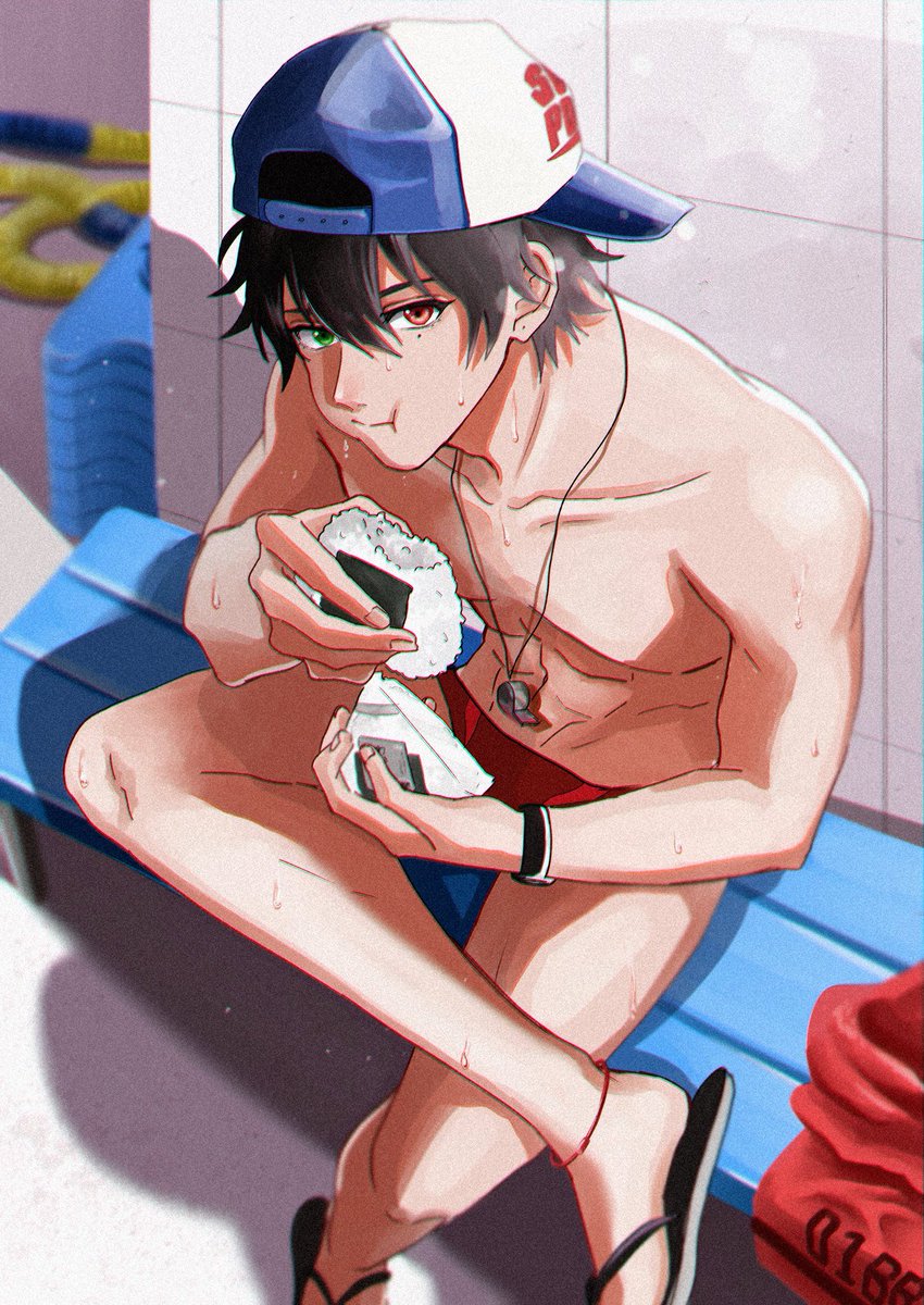 遊園プール 監視員バイトの休憩中1⃣ 