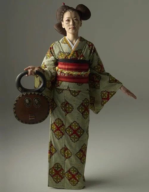 着物×アフリカ布=𝙒𝘼𝙁𝙍𝙄𝘾𝘼 ワフリカすごい