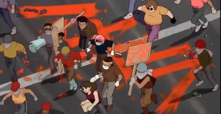 オリンピック会場の外、完全にAKIRA #Tokyo2020 